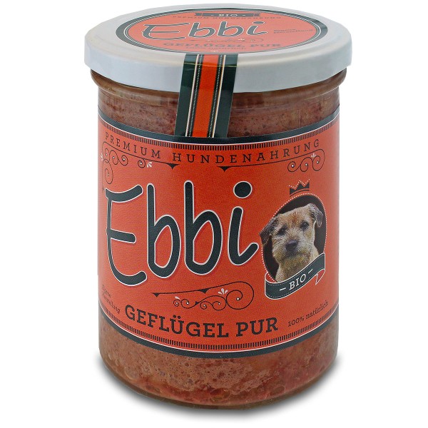 Ebbi "Bio Geflügel Pur" für den Hund