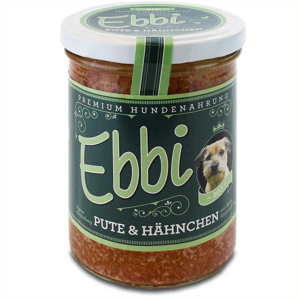 Ebbi "Bio Pute & Hähnchen" für den Hund 400g